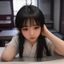 医学生赵同学头像，年轻男性学生，图书馆学习环境，认真求知表情